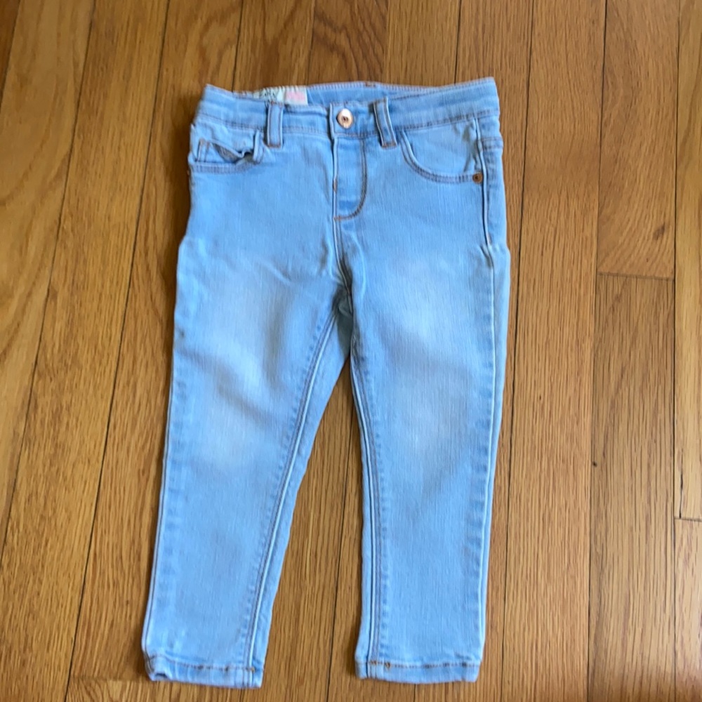 Zara light blue jeans 12/18mo